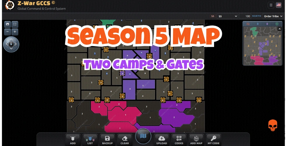 Dark War Suvival Season 5 map