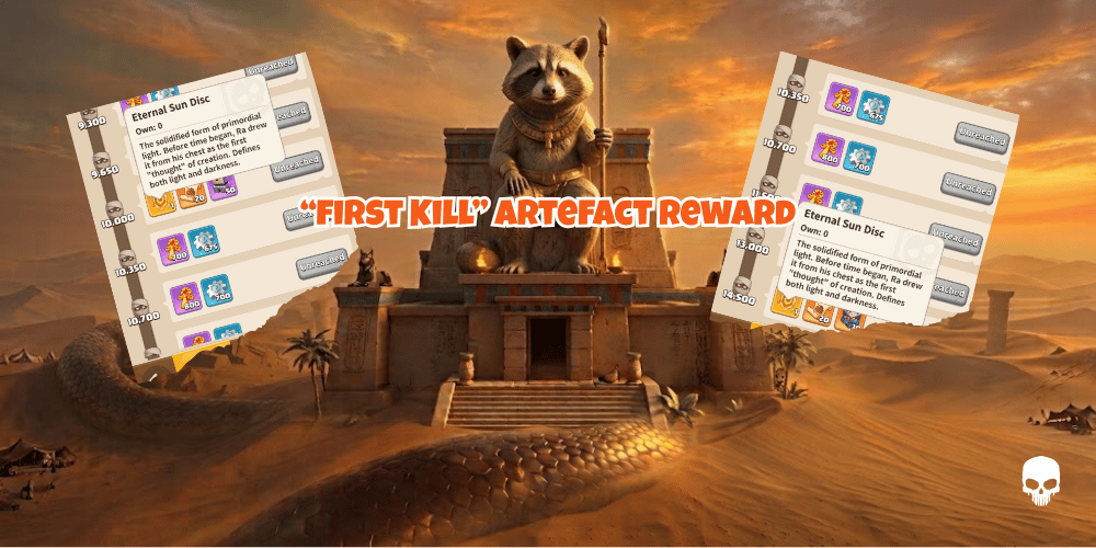 First Kill Season Rewards Artefacts