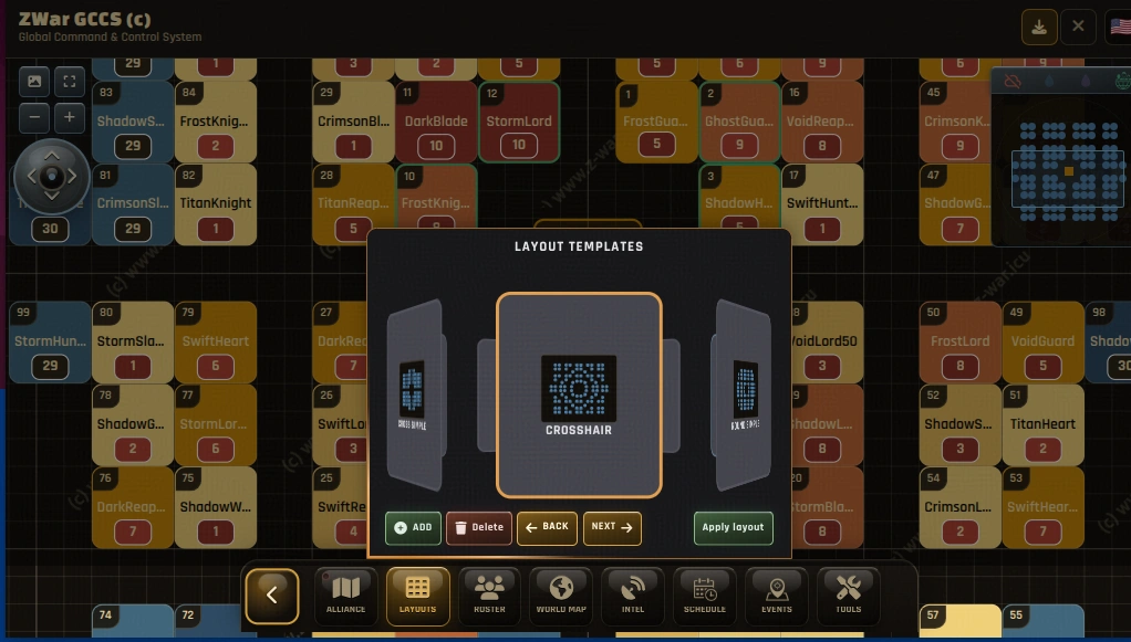 DWS Hive Layout Template Chooser