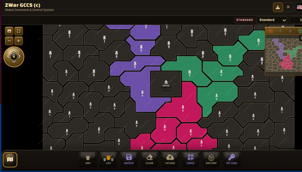 Dark War Survival World Map